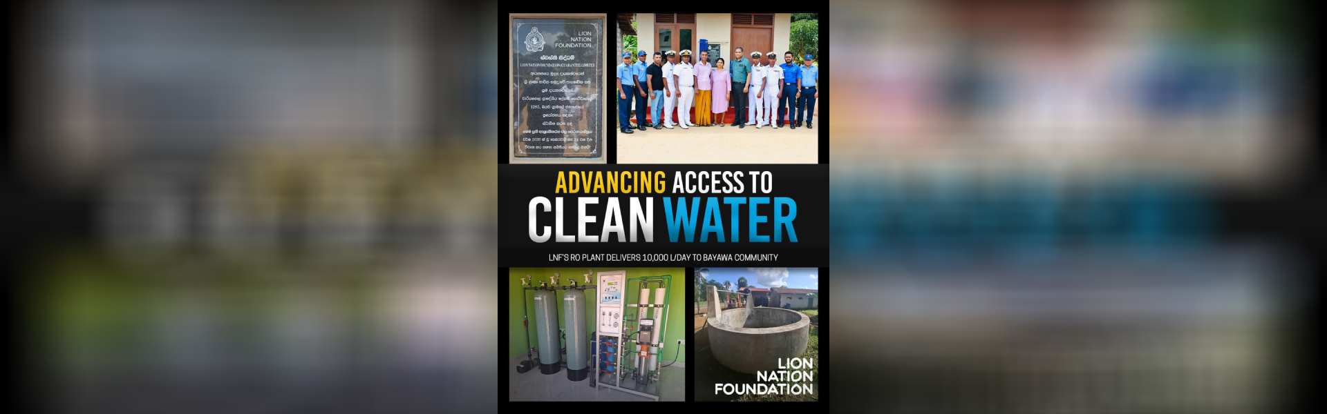 LNF Supports Safe Water Access with RO Plant in Wariyapola